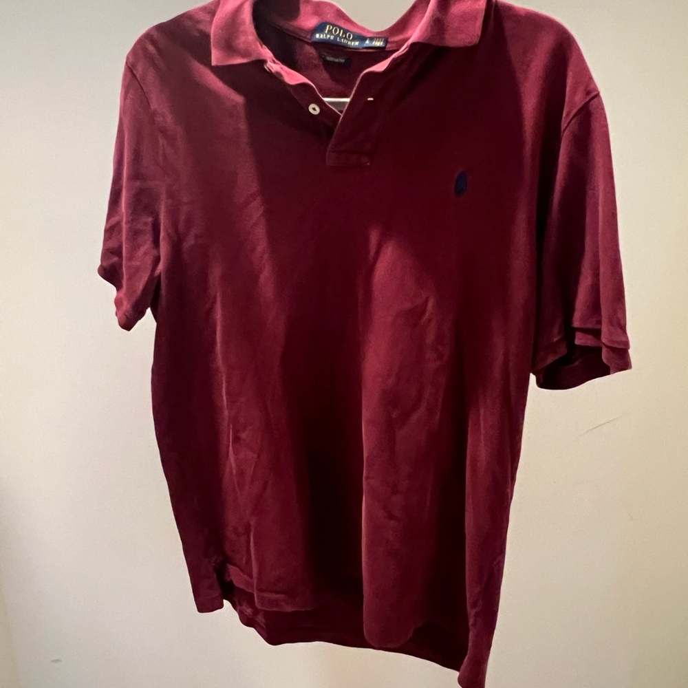 Polo by Ralph Lauren Men's Burgundy Shirt
